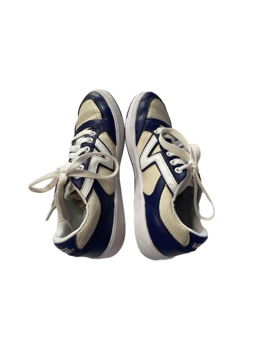Blue and Off White Vans - Picture 5 of 15
